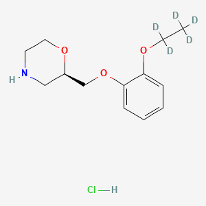molecular formula C13H20ClNO3 B588064 (R)-Viloxazine-d5 Hydrochloride CAS No. 1246815-04-2