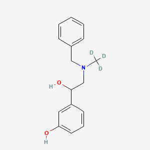 molecular formula C16H19NO2 B588066 rac Benzyl Phenylephrine-d3 CAS No. 1276402-67-5