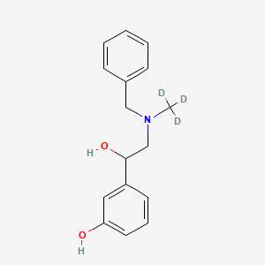 molecular formula C16H19NO2 B588066 rac Benzyl Phenylephrine-d3(Phenylephrine Impurity D) CAS No. 1276402-67-5