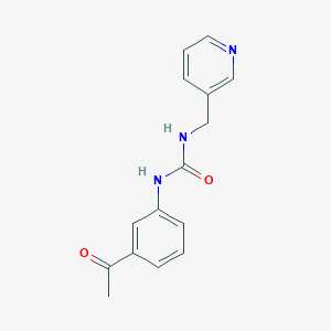 molecular formula C15H15N3O2 B5880729 N-(3-ACETYLPHENYL)-N'-(3-PYRIDYLMETHYL)UREA 