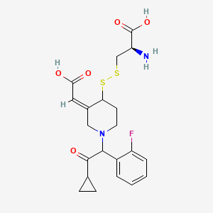 molecular formula C21H25FN2O5S2 B588073 R-119251 (Prasugrel Metabolite)(Mixture of Diastereoisomers) CAS No. 239466-86-5