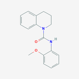 molecular formula C17H18N2O2 B5880736 N-(2-methoxyphenyl)-3,4-dihydro-2H-quinoline-1-carboxamide 