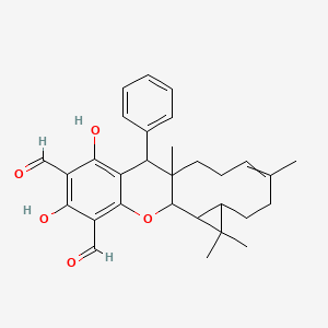 molecular formula C30H34O5 B588076 Psiguadial D CAS No. 1402066-95-8