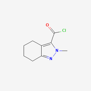 molecular formula C9H11ClN2O B588077 2-Methyl-4,5,6,7-tetrahydro-2H-indazole-3-carbonyl chloride CAS No. 149591-34-4