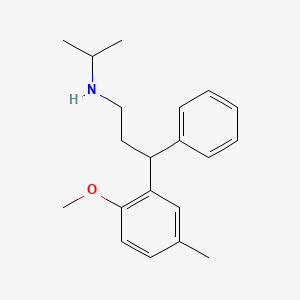 molecular formula C20H27NO B588086 rac Desisopropyl Tolterodine Methyl Ether CAS No. 1391053-65-8