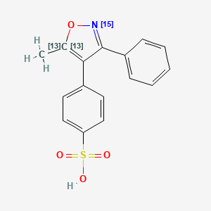 Valdecoxib Sulfonic Acid-13C2,15N