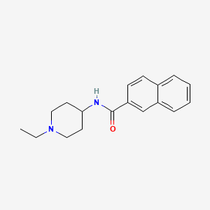 molecular formula C18H22N2O B5881034 N-(1-ethylpiperidin-4-yl)naphthalene-2-carboxamide 