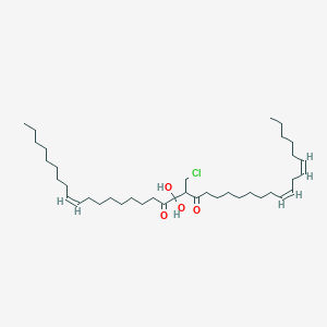 molecular formula C39H69ClO4 B588104 (6Z,9Z,29Z)-19-(chloromethyl)-20,20-dihydroxyoctatriaconta-6,9,29-triene-18,21-dione CAS No. 1336935-03-5