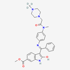molecular formula C31H33N5O4 B588111 Intedanib-d3 CAS No. 1624587-84-3