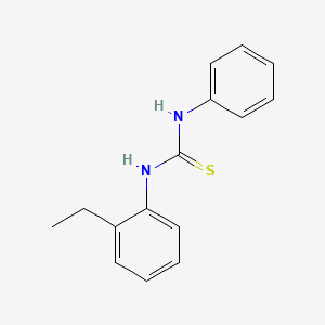 molecular formula C15H16N2S B5881171 1-(2-Ethylphenyl)-3-phenylthiourea CAS No. 4500-59-8