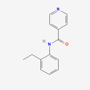 molecular formula C14H14N2O B5881172 N-(2-ethylphenyl)pyridine-4-carboxamide 