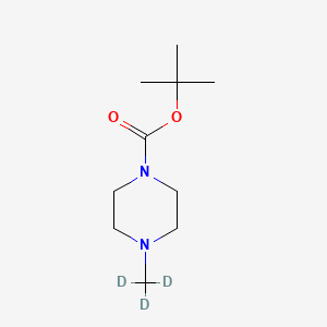 molecular formula C10H20N2O2 B588121 N-Boc-N-甲基哌嗪-d3 CAS No. 1459230-58-0