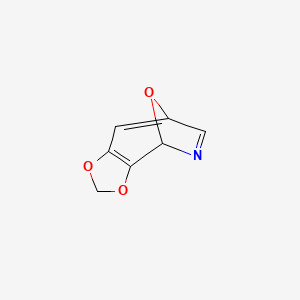 molecular formula C7H5NO3 B588125 2H,4H-4,7-Epoxy[1,3]dioxolo[4,5-c]azepine CAS No. 157628-05-2