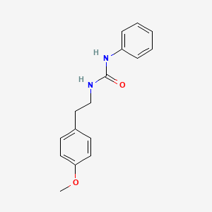 molecular formula C16H18N2O2 B5881285 N-(4-METHOXYPHENETHYL)-N'-PHENYLUREA 