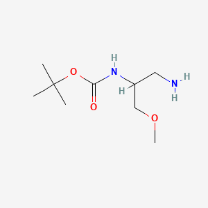 B588129 tert-Butyl 2-amino-1-(methoxymethyl)ethylcarbamate CAS No. 140887-54-3