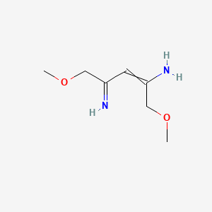 molecular formula C7H14N2O2 B588137 4-Imino-1,5-dimethoxypent-2-en-2-amine CAS No. 146138-04-7