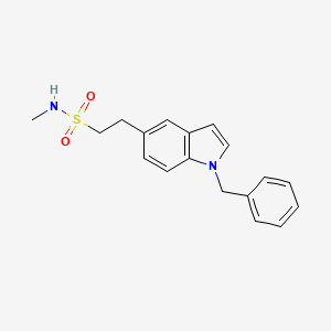 molecular formula C18H20N2O2S B588142 2-(1-Benzyl-1H-indol-5-yl)-N-methylethane-1-sulfonamide CAS No. 894351-85-0