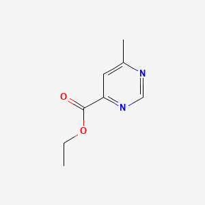 molecular formula C8H10N2O2 B588144 Ethyl 6-methylpyrimidine-4-carboxylate CAS No. 148149-29-5
