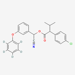 molecular formula C25H22ClNO3 B588145 戊烯酸酯-d5 CAS No. 1246815-00-8