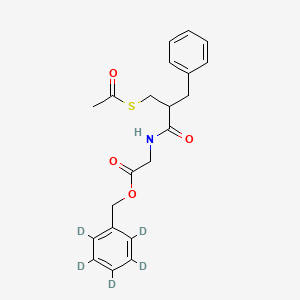 molecular formula C21H23NO4S B588147 Racecadotril-d5 CAS No. 1246815-11-1