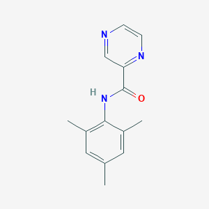molecular formula C14H15N3O B5881472 N-(2,4,6-trimethylphenyl)pyrazine-2-carboxamide 