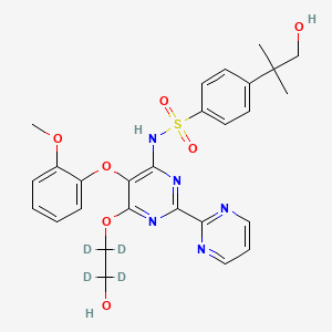 molecular formula C27H29N5O7S B588148 Hydroxy Bosentan-d4 CAS No. 1065472-91-4