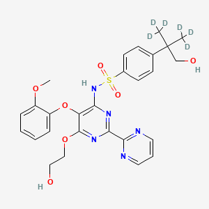 molecular formula C27H29N5O7S B588149 Hydroxy Bosentan-d6 CAS No. 1246817-57-1