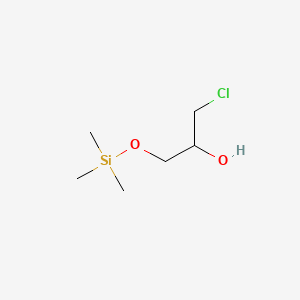molecular formula C6H15ClO2Si B588151 rac 1-O-Trimethylsilyl 3-Chloro-1,2-propanediol CAS No. 1246820-26-7