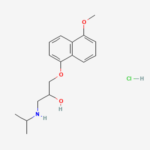 molecular formula C17H24ClNO3 B588155 5-Methoxy Propranolol Hydrochloride CAS No. 14133-98-3