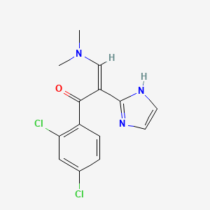 (2Z)-1-(2,4-Dichlorophenyl)-3-(dimethylamino)-2-(1H-imidazol-2-yl)-2-propen-1-one