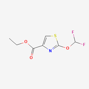 Ethyl 2-(difluoromethoxy)thiazole-4-carboxylate