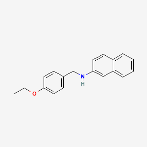 molecular formula C19H19NO B5881736 N-[(4-ethoxyphenyl)methyl]naphthalen-2-amine 