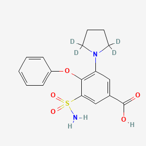 molecular formula C17H18N2O5S B588190 Piretanide-d4 (Major) CAS No. 1246816-90-9