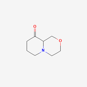 molecular formula C8H13NO2 B588192 Hexahydropyrido[2,1-c][1,4]oxazin-9(6H)-one CAS No. 149377-42-4