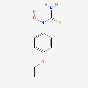 molecular formula C9H12N2O2S B588197 N-(4-Ethoxyphenyl)-N-hydroxythiourea CAS No. 142181-56-4