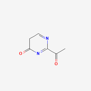 molecular formula C6H6N2O2 B588208 2-acetylpyrimidin-4(5H)-one CAS No. 145948-05-6