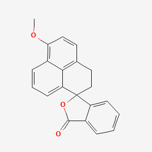 2',3'-Dihydro-7-methoxy-spiro[isobenzofuran-1(3H),1'-[1H]phenalen]-3-one