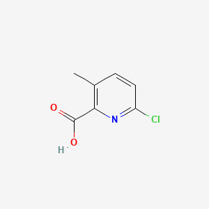 molecular formula C7H6ClNO2 B588225 6-Chloro-3-methylpicolinic acid CAS No. 1201924-32-4