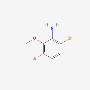 molecular formula C7H7Br2NO B588231 3,6-Dibromo-o-anisidine CAS No. 1391053-79-4