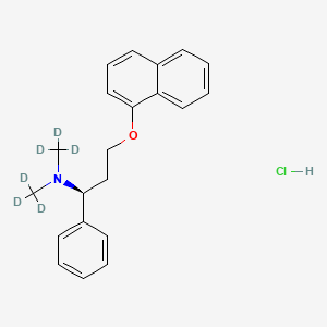 molecular formula C21H24ClNO B588313 Dapoxetine-d6 Hydrochloride CAS No. 1246814-76-5