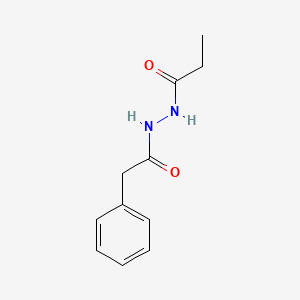 molecular formula C11H14N2O2 B5883147 N'-(2-phenylacetyl)propanehydrazide 