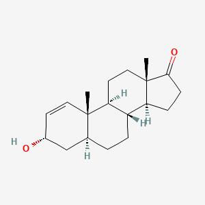 molecular formula C19H28O2 B588322 1-Dehydro Androsterone CAS No. 38859-37-9