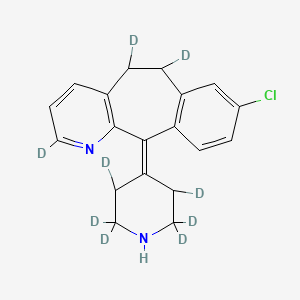 molecular formula C19H19ClN2 B588326 Desloratadine-d9 
