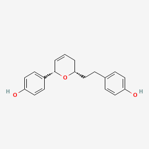 (3S,7S)-5,6-dehydro-4''-de-O-methylcentrolobine