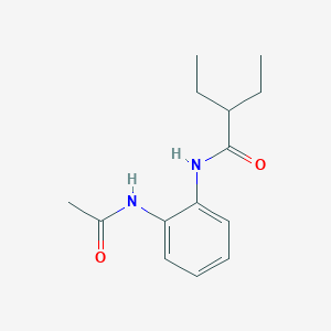 molecular formula C14H20N2O2 B5883401 N-[2-(acetylamino)phenyl]-2-ethylbutanamide 