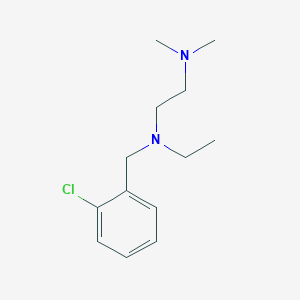 molecular formula C13H21ClN2 B5883406 N'-[(2-chlorophenyl)methyl]-N'-ethyl-N,N-dimethylethane-1,2-diamine 