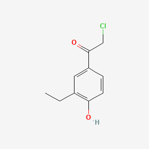 2-Chloro-1-(3-ethyl-4-hydroxyphenyl)ethanone