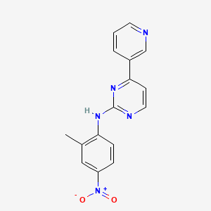 N-(2-Methyl-4-nitrophenyl)-4-(pyridin-3-YL)pyrimidin-2-amine