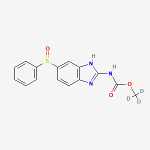 molecular formula C15H13N3O3S B588371 Fenbendazole sulfoxide-d3 CAS No. 1228182-54-4