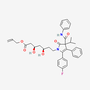 molecular formula C36H39FN2O6 B588381 Atorvastatin Lactam Allyl Ester CAS No. 1246812-55-4